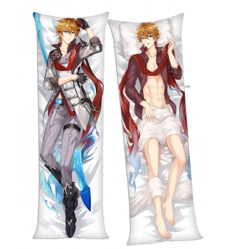 Genshin Impact Tartaglia Anime Dakimakura Japanese Hugging Body Pillow Cover