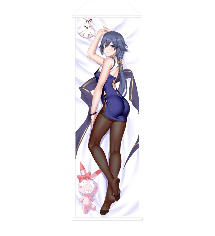 Honkai Impact 3rd Shark Japanese Anime Painting Home Decor Wall Scroll Posters