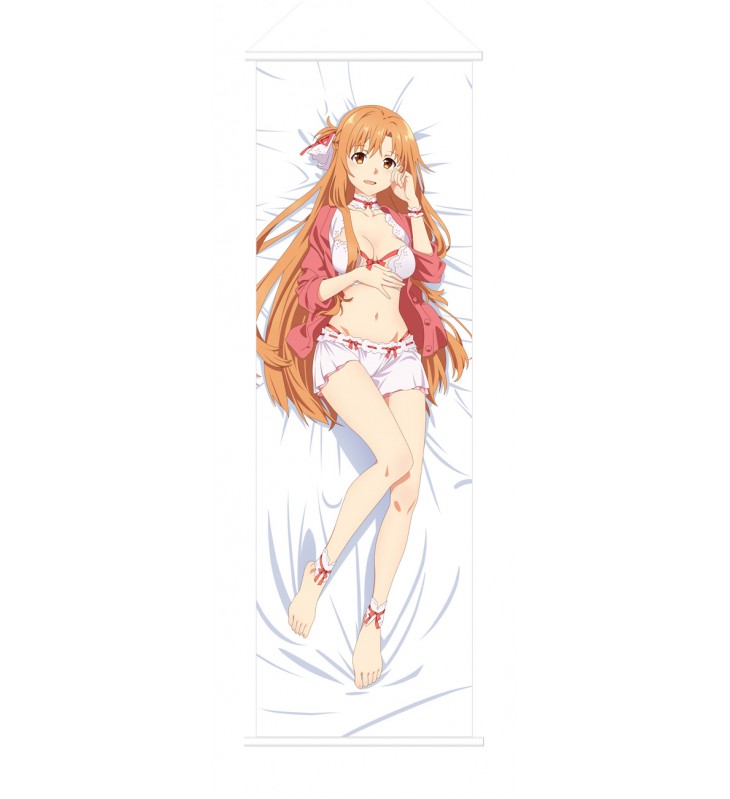 Sword Art Online Yuuki Asuna Japanese Anime Painting Home Decor Wall Scroll Posters