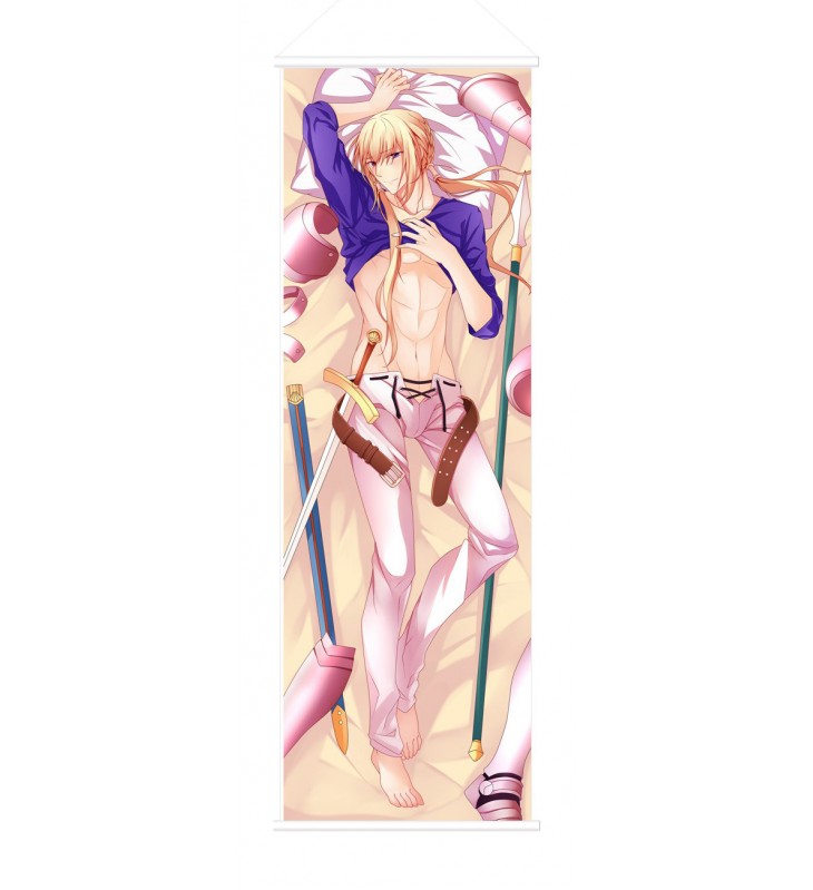 Fate Stay Night Male Anime Wall Poster Banner Japanese Art