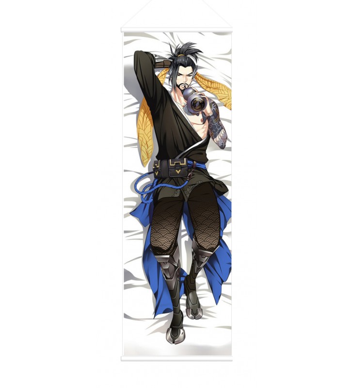 Hanzo Overwatch Male Anime Wall Poster Banner Japanese Art