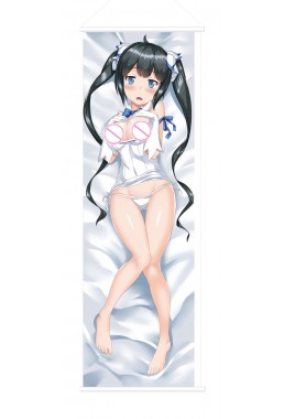 Hestia DanMachi Scroll Painting Wall Picture Anime Wall Scroll Hanging Deco