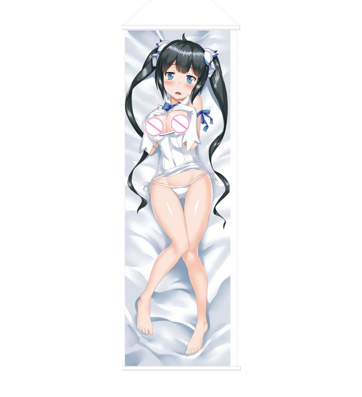 Hestia DanMachi Scroll Painting Wall Picture Anime Wall Scroll Hanging Deco