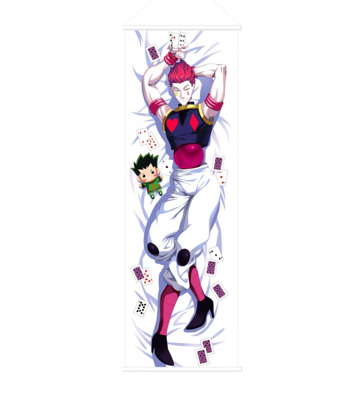 Hisoka Hunter X Hunter Male Scroll Painting Wall Picture Anime Wall Scroll Hanging Deco