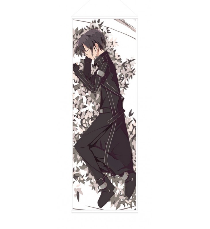 Kirito and Asuna Sword Art Online Anime Wall Poster Banner Japanese Art