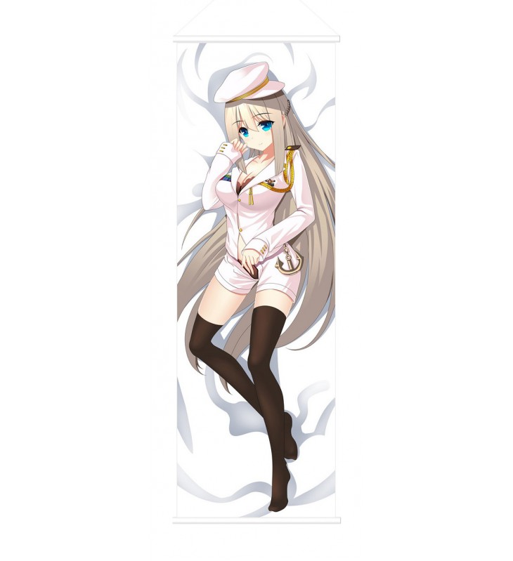 Lexington Warship Girls Scroll Painting Wall Picture Anime Wall Scroll Hanging Deco