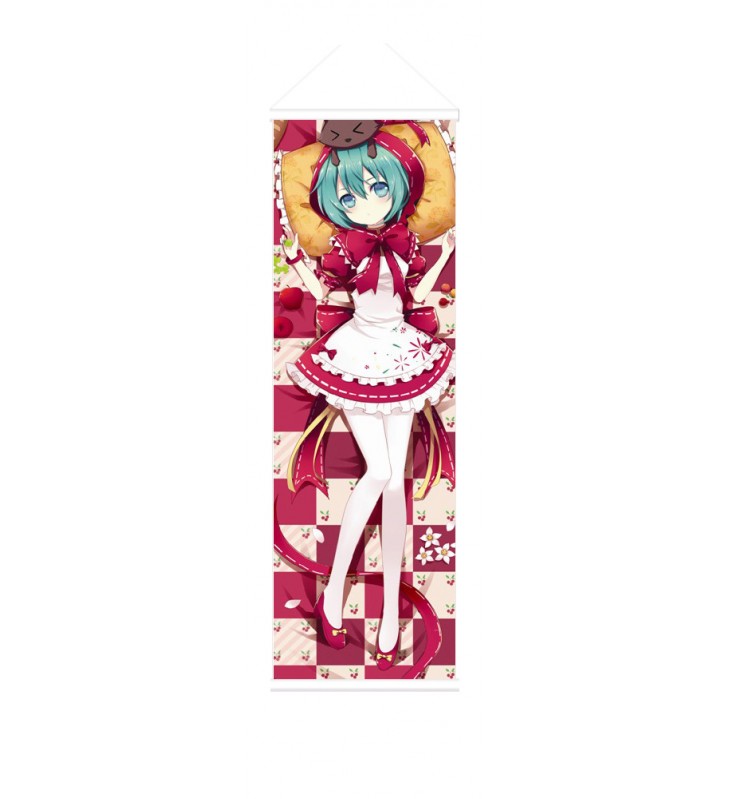 Little Red Hood Hatsune Miku Japanese Anime Painting Home Decor Wall Scroll Posters