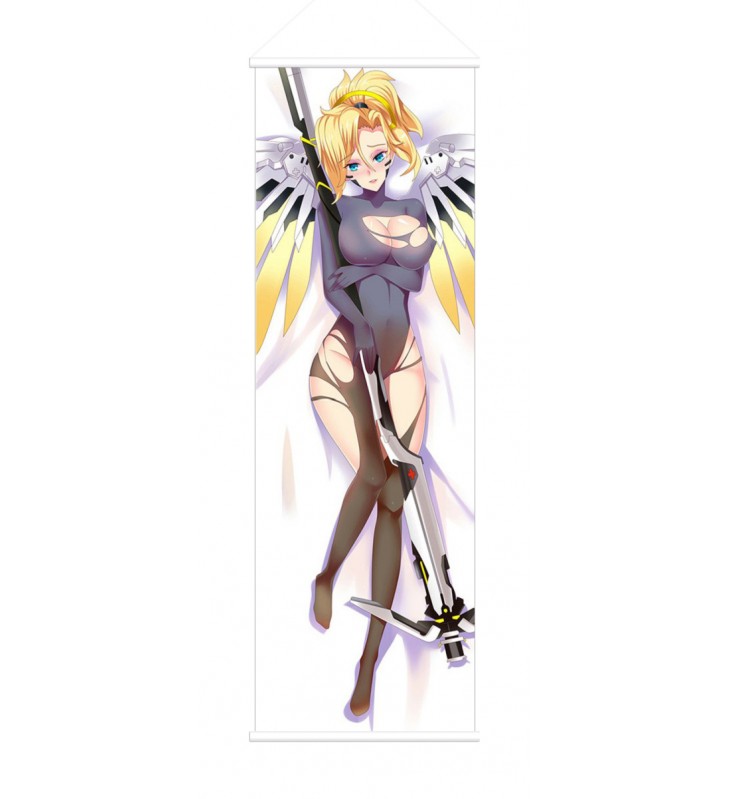 Mercy Overwatch Anime Wall Poster Banner Japanese Art