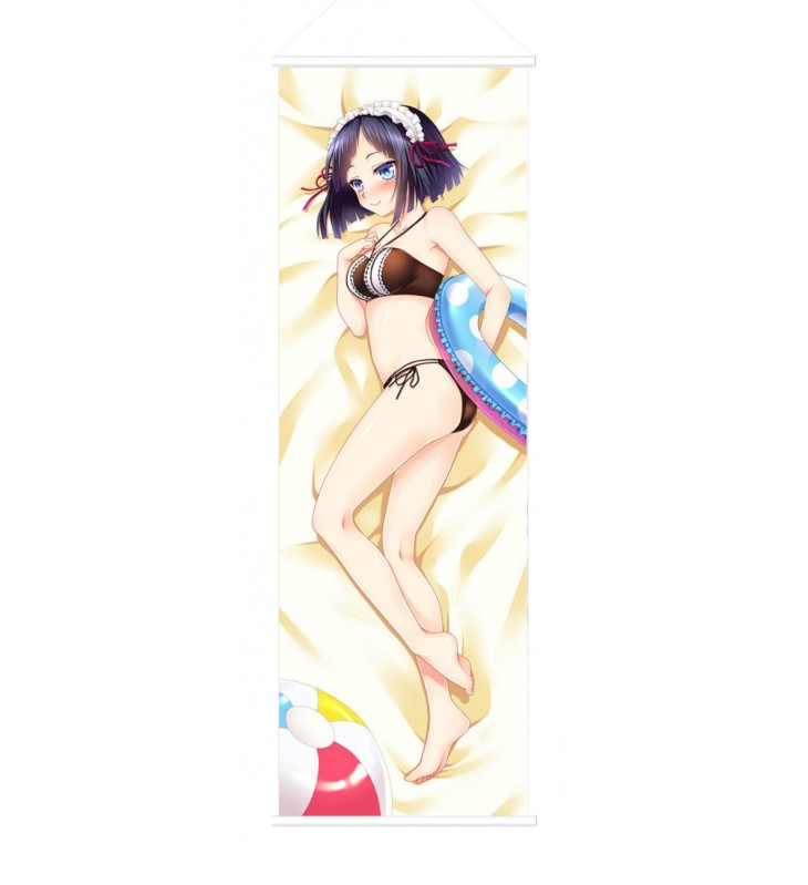 Miyuki Kujou Syomin Sample Scroll Painting Wall Picture Anime Wall Scroll Hanging Deco