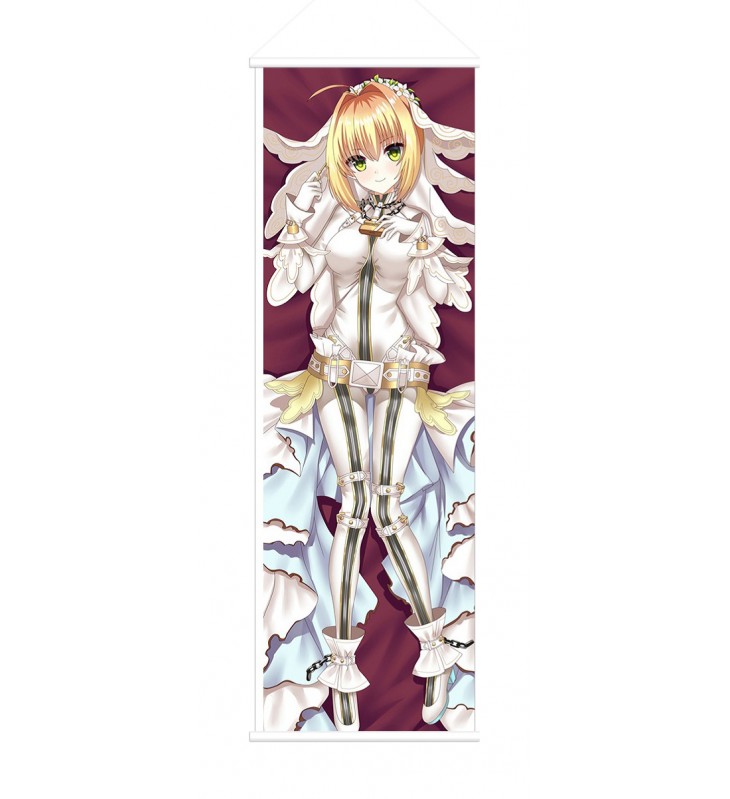 Saber Fate Anime Wall Poster Banner Japanese Art