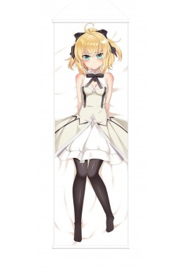 Saber Fate Anime Wall Poster Banner Japanese Art