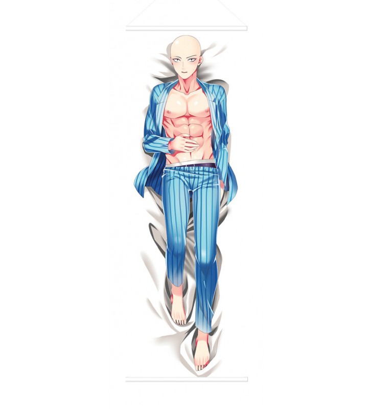 Saitama One Punch Man Anime Wall Poster Banner Japanese Art