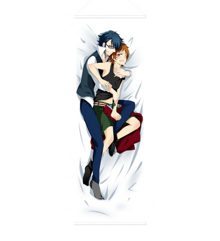 Saruhiko Fushimi and Misaki Yata K Project Male Anime Wall Poster Banner Japanese Art