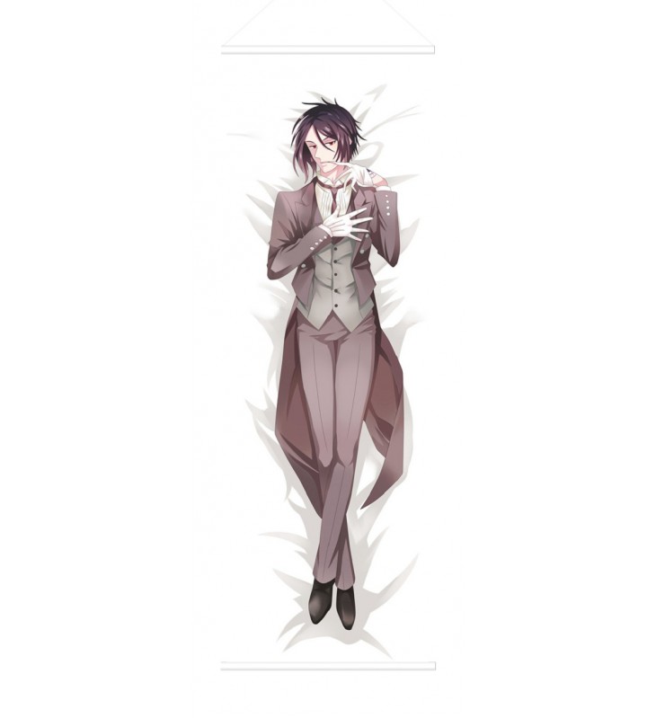 Sebastian Michaelis Kuroshitsuji Black Butler Male Anime Wall Poster Banner Japanese Art