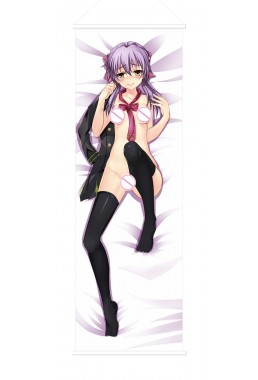 Shinoa Owari no Seraph Scroll Painting Wall Picture Anime Wall Scroll Hanging Deco