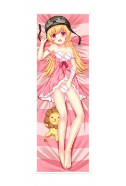 Shinobu Oshino Bakemonogatari Scroll Painting Wall Picture Anime Wall Scroll Hanging Deco