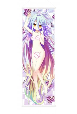 Shiro No Game No Life Scroll Painting Wall Picture Anime Wall Scroll Hanging Deco