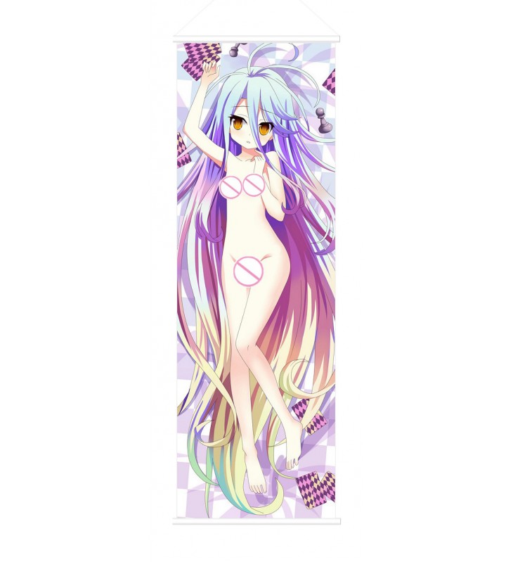 Shiro No Game No Life Scroll Painting Wall Picture Anime Wall Scroll Hanging Deco