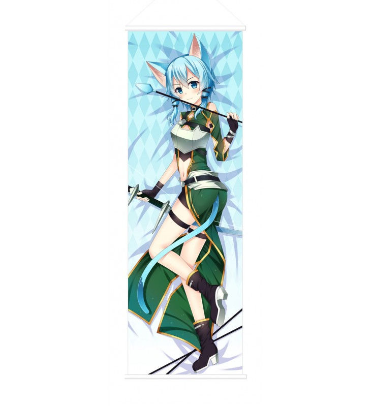 Sword Art Online Asada Shino Japanese Anime Painting Home Decor Wall Scroll Posters