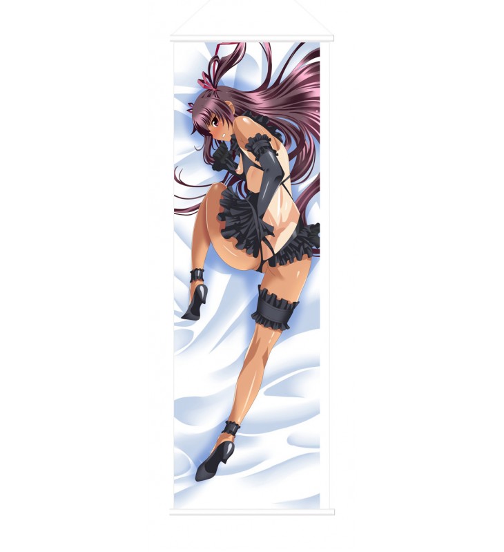 Taimanin Asagi Scroll Painting Wall Picture Anime Wall Scroll Hanging Deco