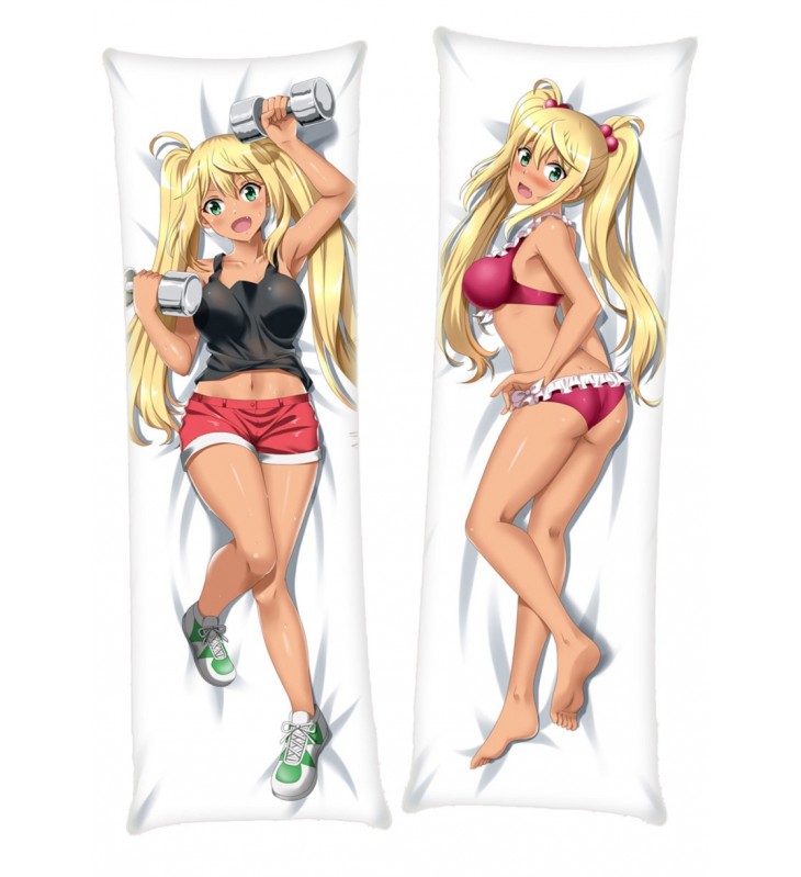 How Heavy Are the Dumbbells You Lift Sakura Hibiki Japanese character body dakimakura pillow cover