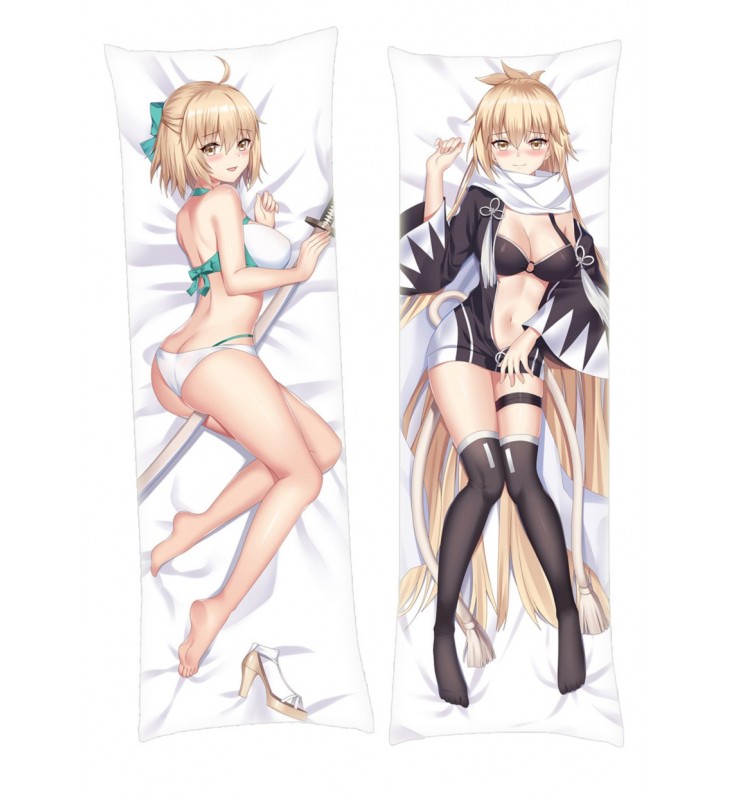 FateGrand Order FGO Okita Soji Swimsuit Japanese character body dakimakura pillow cover