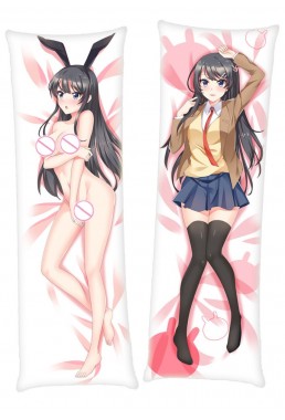 Rascal Does Not Dream of Bunny Girl Senpai Nude Japanese character body dakimakura pillow cover