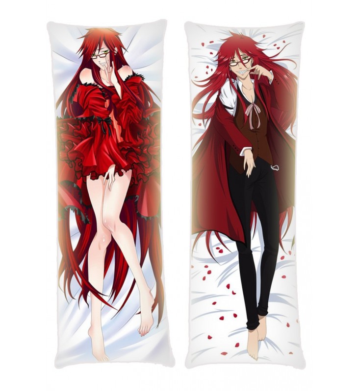 Grell Sutcliff Kuroshitsuji Anime Dakimakura Japanese Hugging Body PillowCases