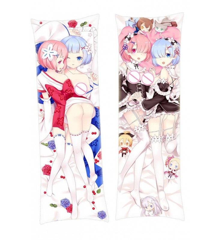 Rem Ram Re:Zero Body hug dakimakura girlfriend body pillow cover