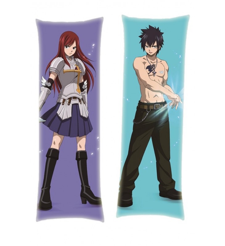 Fairy tail Erza Scarlet Gray Fullbuster Dakimakura Body Pillow Anime