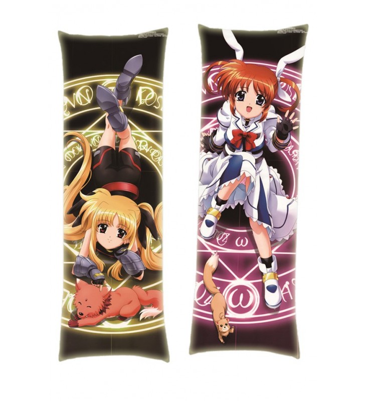 Magical Girl Lyrical Nanoha Fate Testarossa Nanoha Takamachi Dakimakura Body Pillow Anime