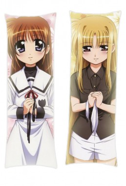 Magical Girl Lyrical Nanoha Fate Testarossa Nanoha Takamachi Dakimakura Body Pillow Anime