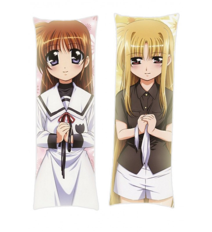 Magical Girl Lyrical Nanoha Fate Testarossa Nanoha Takamachi Dakimakura Body Pillow Anime