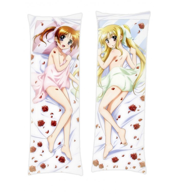 Magical Girl Lyrical Nanoha Fate Testarossa Nanoha Takamachi Dakimakura Body Pillow Anime