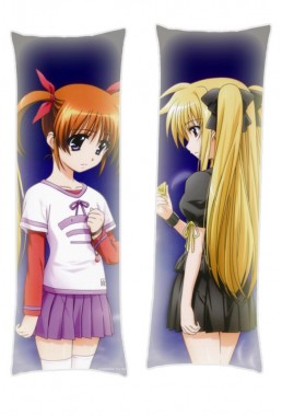 Magical Girl Lyrical Nanoha Fate Testarossa Nanoha Takamachi Dakimakura Body Pillow Anime