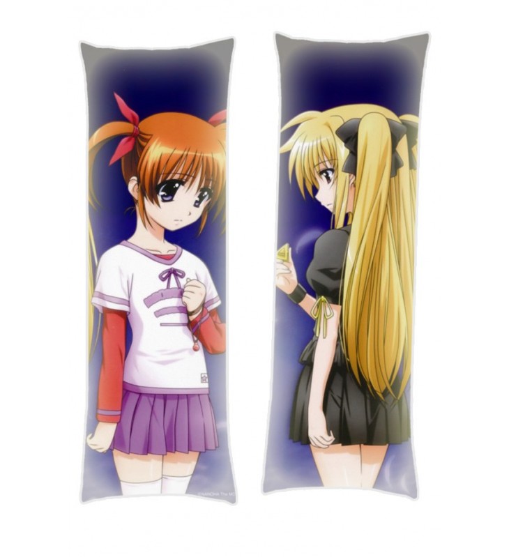 Magical Girl Lyrical Nanoha Fate Testarossa Nanoha Takamachi Dakimakura Body Pillow Anime