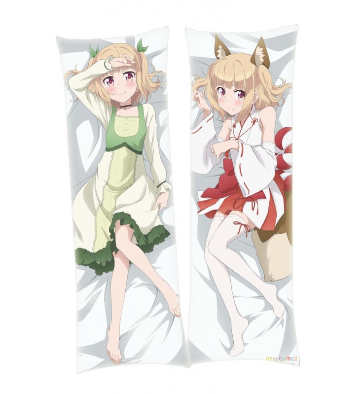 Iizima Yun New Game Anime body dakimakura japenese love pillow cover
