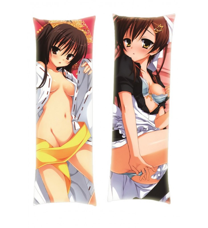 LUCKY or UNLUCKY Aoi Yamafusa + Princess Nosakuya Unohana Dakimakura Body Pillow Anime