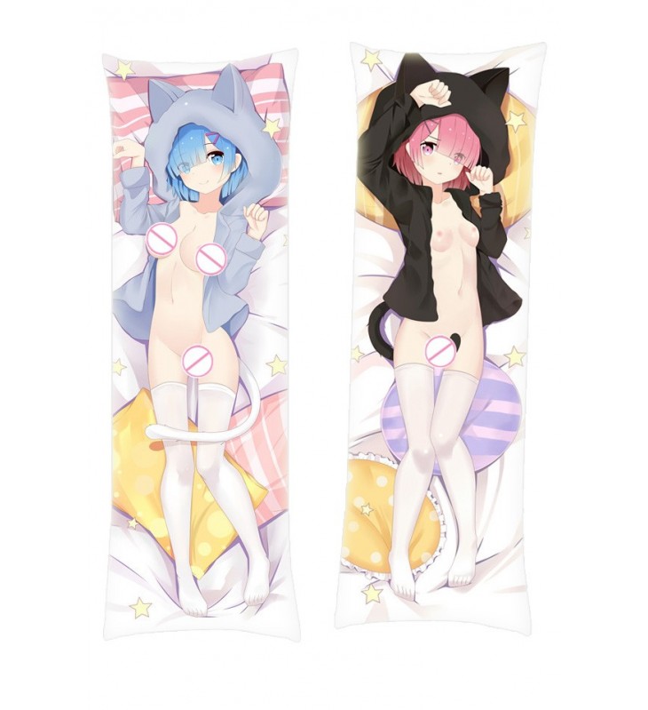 Re-Zero Starting Life in Another World Rem Ram Anime Dakimakura Japanese Hugging Body PillowCases